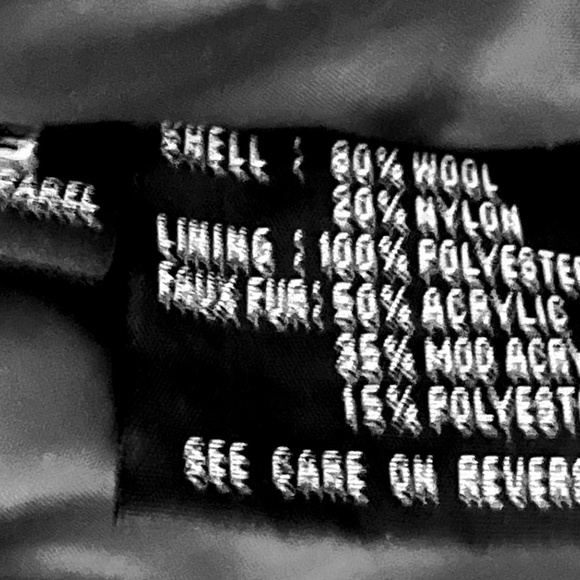 Black Rivet Women's Wool Blend Dressy Coat Size 12 - Picture 7 of 8